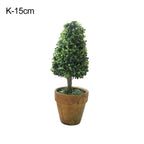 Artificial 1 Pc Heart Star Round Potted Decor  Bonsai  Ornament Home Garden Wedding Party Decor Home Decoration Stevvex