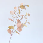 Artificial Eucalyptus Flower Plant Leaf Plastic Rod Long Branch Green Fake Plant Summer Autumn Home Bedroom Wall Decoration