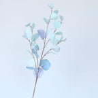Artificial Eucalyptus Flower Plant Leaf Plastic Rod Long Branch Green Fake Plant Summer Autumn Home Bedroom Wall Decoration
