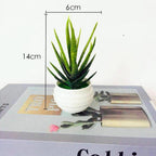 Artificial Succulent Small Simulated Tree Pot Decor Arrangement For Office Table Indoor Outdoor Stair Balcony Garden Home Decor Stevvex