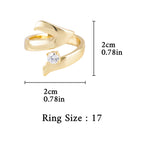 Artisan Asymmetric Diamond Ring Edgy Glamour for Standout Moments (MAC282)