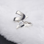 Artisan Asymmetric Diamond Ring Edgy Glamour for Standout Moments (MAC282)