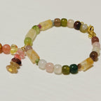 Handcrafted Crystal Floral Bracelet | Sparkling Statement Jewelry | Elegant Art-Inspired Accessory for Women (MAC348)