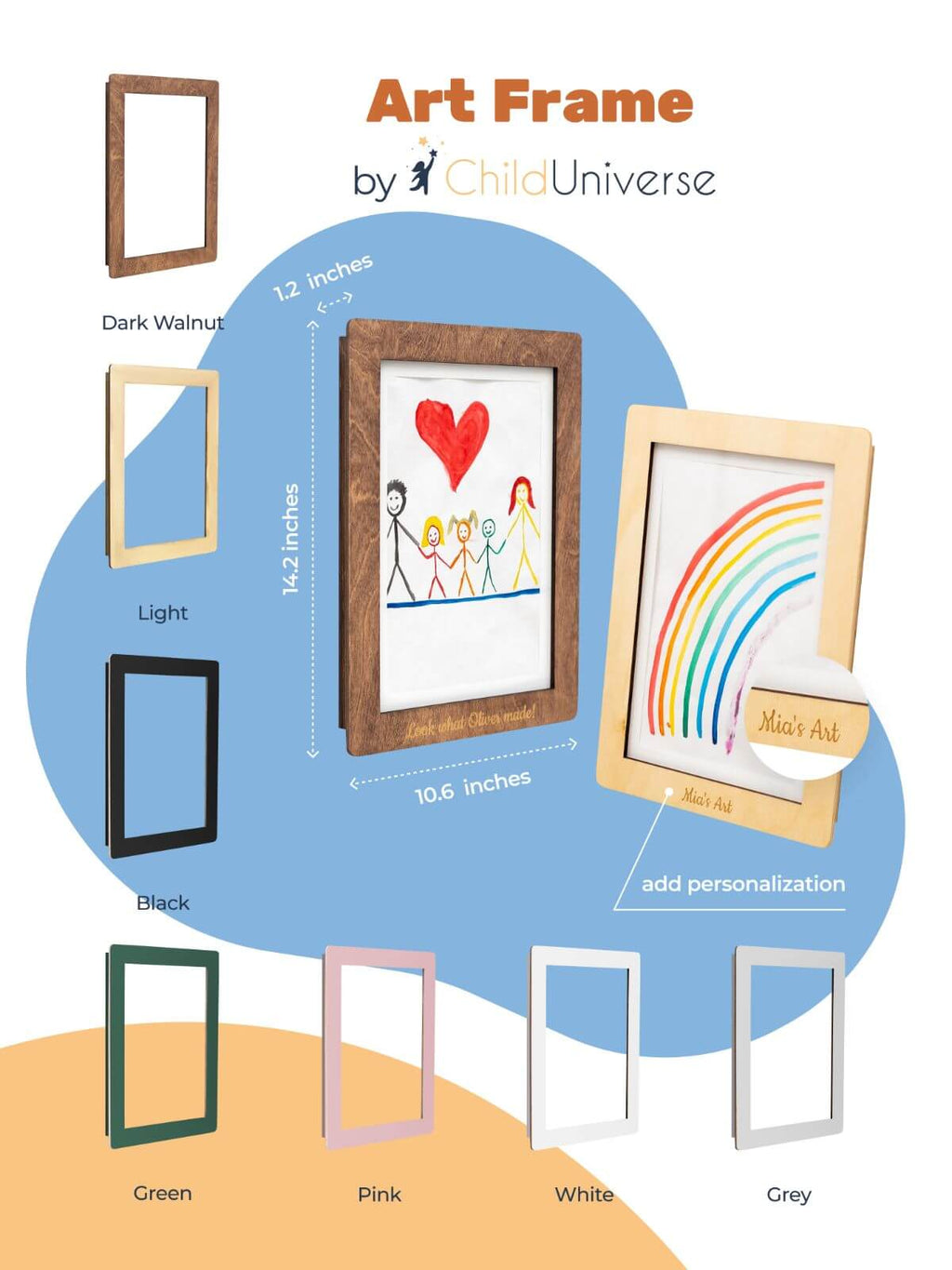 Kids Art Display Frame - SJB-DIAMOND ELITES