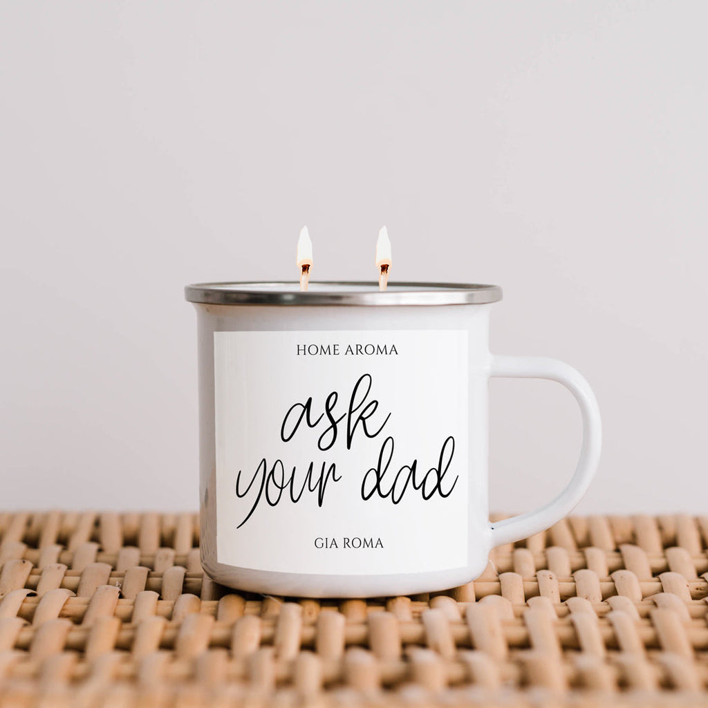 Mothers Day Candle Mug 16oz Reusable Metal Candle Soy Gift BandsCo Straps