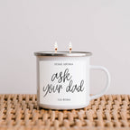 Mothers Day Candle Mug 16oz Reusable Metal Candle Soy Gift BandsCo Straps