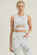 Snow Camo Sport Crop Top - SJB-DIAMOND ELITES