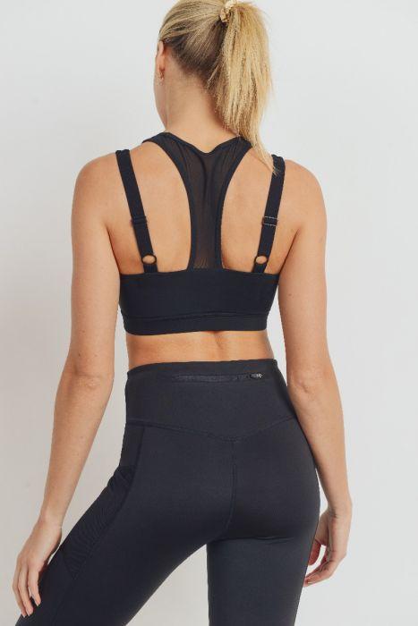 Harness Mesh Hybrid Racerback Sports Bras - SJB-DIAMOND ELITES