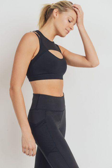 Harness Mesh Hybrid Racerback Sports Bras - SJB-DIAMOND ELITES