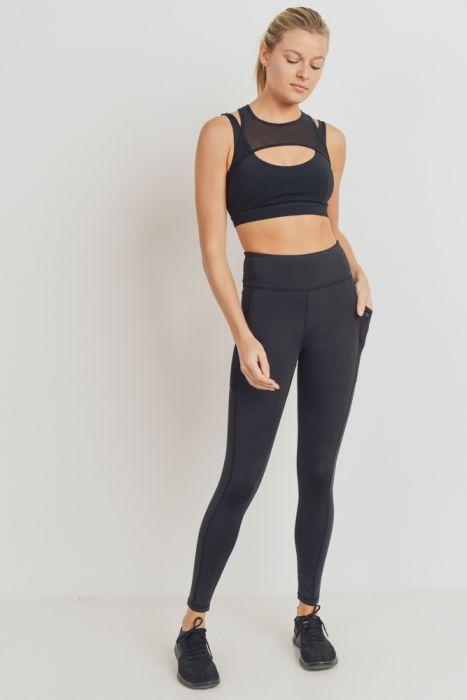 Harness Mesh Hybrid Racerback Sports Bras - SJB-DIAMOND ELITES