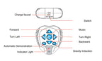 BG1526 Remote Control Car Robot with Watch Toy