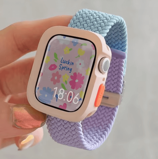 Apple Watch Nylon Strap - Durable Soft Fabric Band - SJB-DIAMOND ELITES