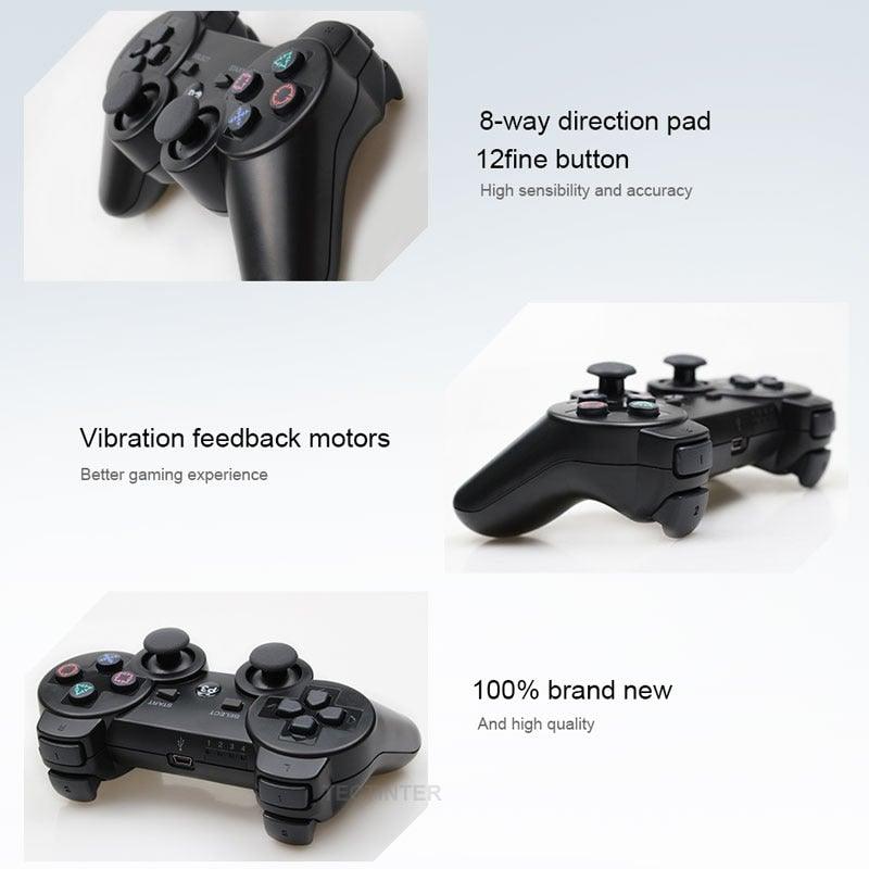 Attractive Green White Wireless Joystick Gamepad Console Controller Compatible With PC Laptop Tablet Support Bluetooth Stevvex