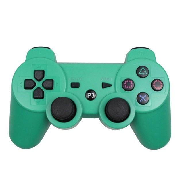 Attractive Green White Wireless Joystick Gamepad Console Controller Compatible With PC Laptop Tablet Support Bluetooth Stevvex