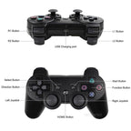 Attractive Green White Wireless Joystick Gamepad Console Controller Compatible With PC Laptop Tablet Support Bluetooth Stevvex