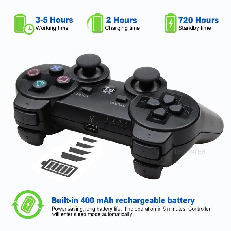 Attractive Green White Wireless Joystick Gamepad Console Controller Compatible With PC Laptop Tablet Support Bluetooth Stevvex