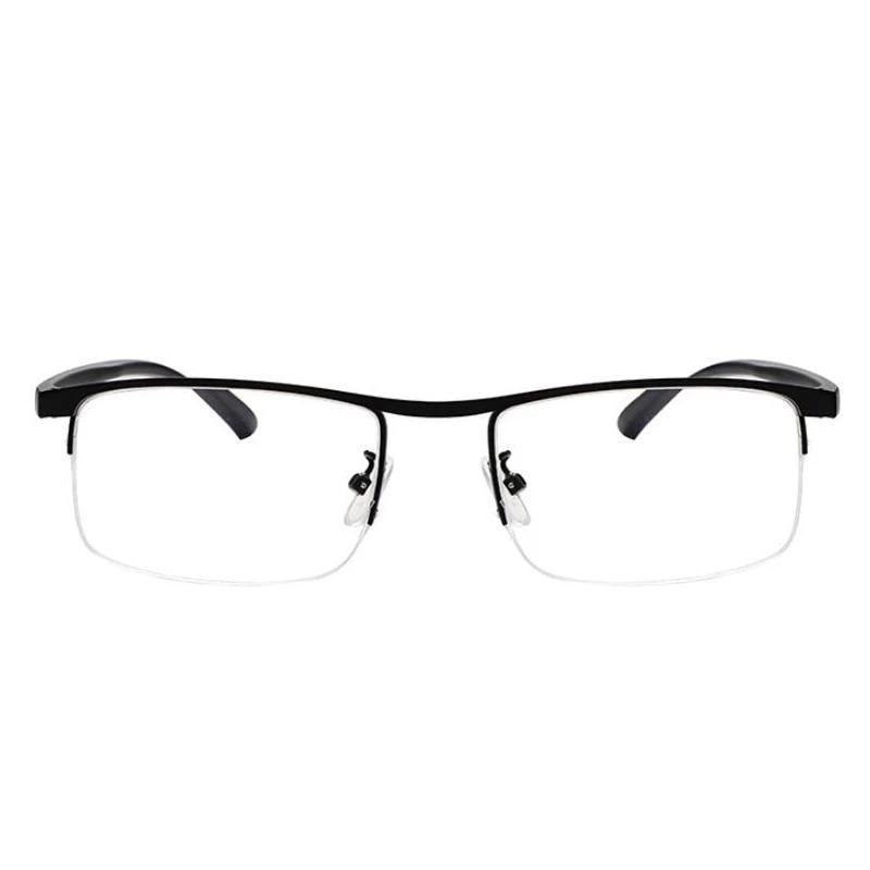 Attractive Metal Frame Sunglasses Style Intelligent Multifocal Progressive Reading Glasses and  Men Women Dual-use Anti-Blue Light Automatic Adjustment Eyewear Stevvex