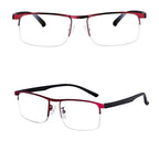 Attractive Metal Frame Sunglasses Style Intelligent Multifocal Progressive Reading Glasses and  Men Women Dual-use Anti-Blue Light Automatic Adjustment Eyewear Stevvex