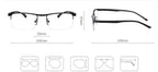 Attractive Metal Frame Sunglasses Style Intelligent Multifocal Progressive Reading Glasses and  Men Women Dual-use Anti-Blue Light Automatic Adjustment Eyewear Stevvex