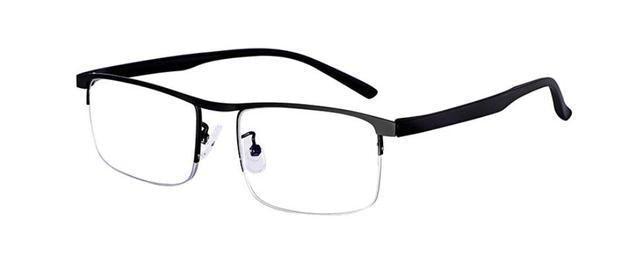 Attractive Metal Frame Sunglasses Style Intelligent Multifocal Progressive Reading Glasses and  Men Women Dual-use Anti-Blue Light Automatic Adjustment Eyewear Stevvex