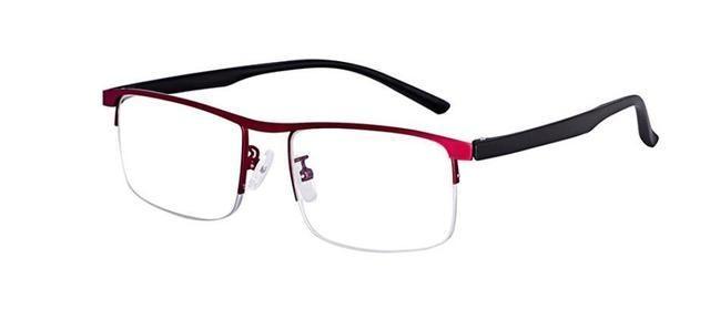 Attractive Metal Frame Sunglasses Style Intelligent Multifocal Progressive Reading Glasses and  Men Women Dual-use Anti-Blue Light Automatic Adjustment Eyewear Stevvex