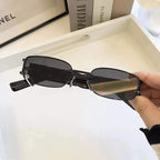 Attractive Sunglasses Square Shape Eyeglasses Metal Black Lenses For Men Women Sun Glasses for Outdoor Travel Driving Sunglasses Stevvex