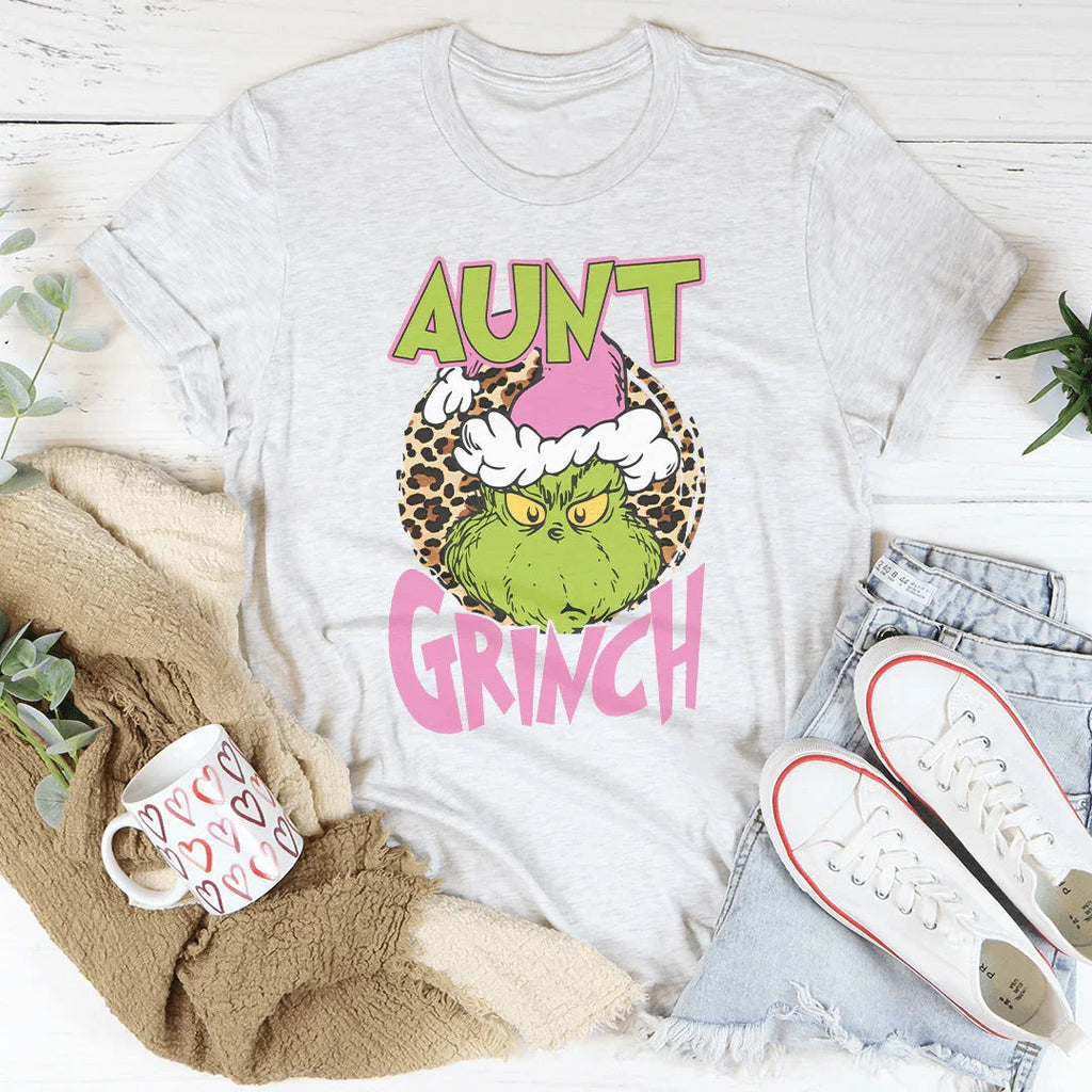 Aunt Grinch Tee Peachy Sunday
