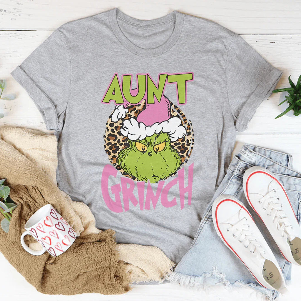 Aunt Grinch Tee Peachy Sunday