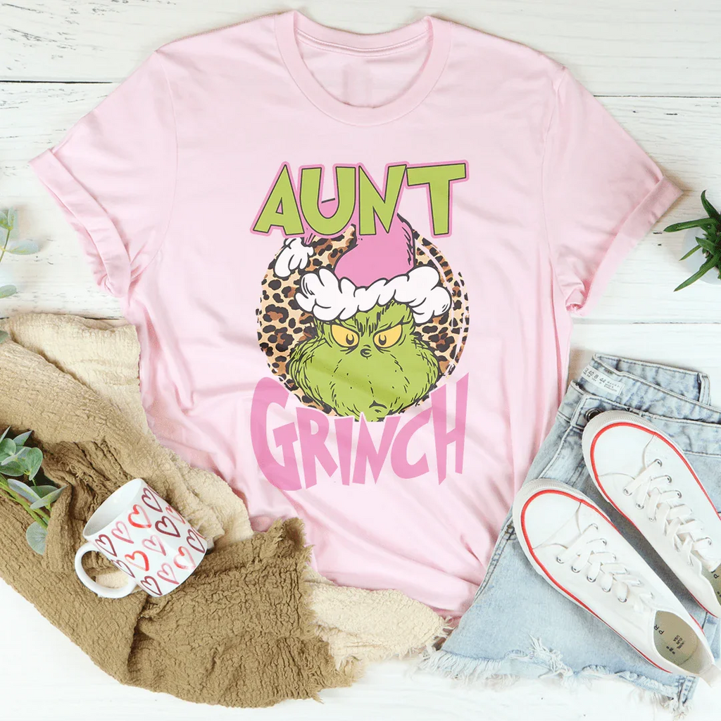Aunt Grinch Tee Peachy Sunday