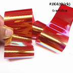 Aurora Nails Glass Foil Film Sticker Cellophane Paper Korean Nail Trend Design Ice Cube Manicure Accessories Heart Nail Art Stickers Glitter Decals Decoration Stickers Glitter Decals Love Nail Sequins Laser Heart Nail Supplies Sparkle Nail