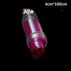 Aurora Nails Glass Foil Film Sticker Cellophane Paper Korean Nail Trend Design Ice Cube Manicure Accessories Heart Nail Art Stickers Glitter Decals Decoration Stickers Glitter Decals Love Nail Sequins Laser Heart Nail Supplies Sparkle Nail