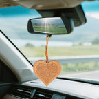 Handcrafted Islamic Car Mirror Hanger | Premium Leather Islamic Car Ornament with Geometric (MAC260)