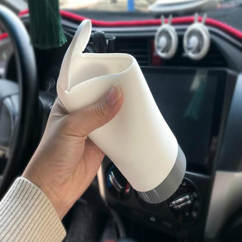 Auto Car Garbage Can Car Trash Can Silicone Garbage Leakproof Vehicle Automotive Cup Holder Car Trash Can Dust Case Holder Rubbish Bin Auto Organizer Storage Box Mini Auto Garbage Can Automotive Vehicle Rubbish Bins Holder for Vehicle Auto Car Stevvex