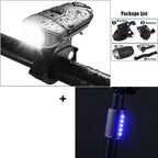 Auto-Sensing Bicycle Light Waterproof Bike Taillight LED USB Rechargable Safety Back Light Riding Warning Saddle Bike Rear Light Waterproof Bike Headlight Taillight LED Light Modes Bike Lights For Night Riding Stevvex