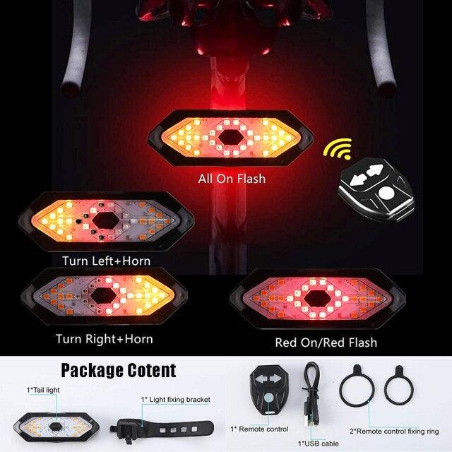 Auto-Sensing Bicycle Light Waterproof Bike Taillight LED USB Rechargable Safety Back Light Riding Warning Saddle Bike Rear Light Waterproof Bike Headlight Taillight LED Light Modes Bike Lights For Night Riding Stevvex