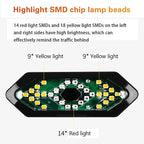 Auto-Sensing Bicycle Light Waterproof Bike Taillight LED USB Rechargable Safety Back Light Riding Warning Saddle Bike Rear Light Waterproof Bike Headlight Taillight LED Light Modes Bike Lights For Night Riding Stevvex