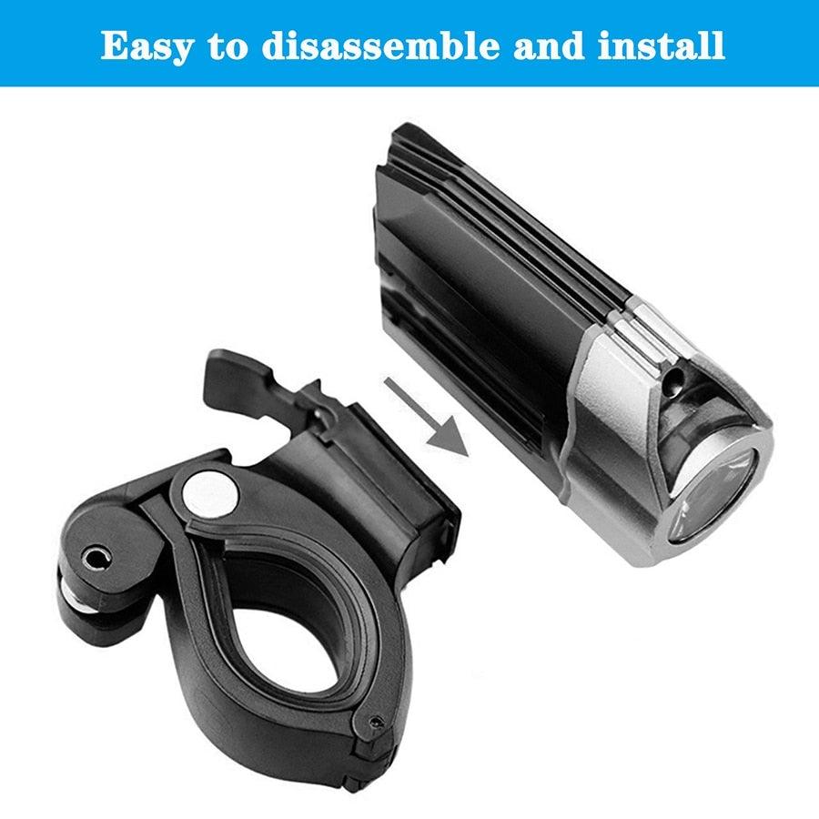 Auto-Sensing Bicycle Light Waterproof Bike Taillight LED USB Rechargable Safety Back Light Riding Warning Saddle Bike Rear Light Waterproof Bike Headlight Taillight LED Light Modes Bike Lights For Night Riding Stevvex