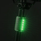 Auto-Sensing Bicycle Light Waterproof Bike Taillight LED USB Rechargable Safety Back Light Riding Warning Saddle Bike Rear Light Waterproof Bike Headlight Taillight LED Light Modes Bike Lights For Night Riding Stevvex