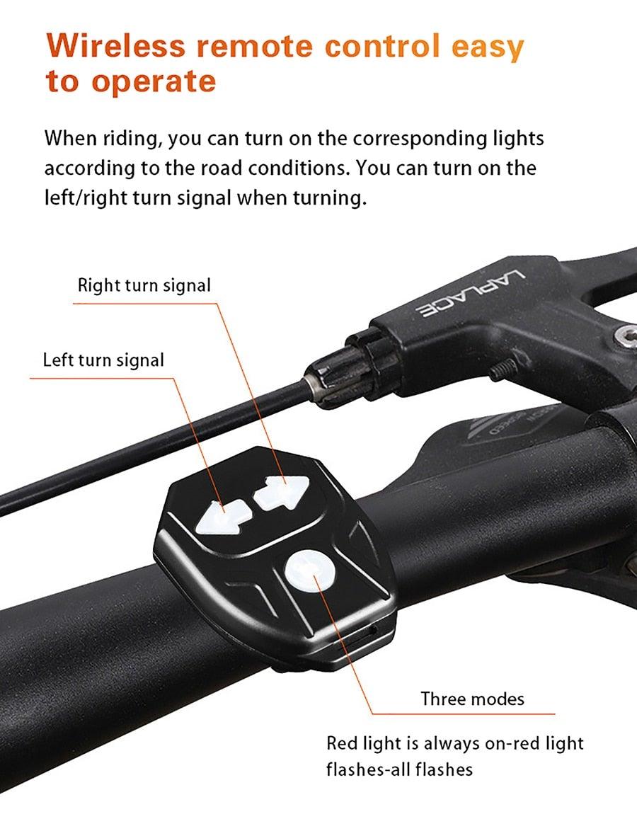Auto-Sensing Bicycle Light Waterproof Bike Taillight LED USB Rechargable Safety Back Light Riding Warning Saddle Bike Rear Light Waterproof Bike Headlight Taillight LED Light Modes Bike Lights For Night Riding Stevvex