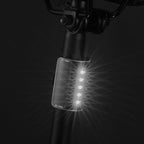 Auto-Sensing Bicycle Light Waterproof Bike Taillight LED USB Rechargable Safety Back Light Riding Warning Saddle Bike Rear Light Waterproof Bike Headlight Taillight LED Light Modes Bike Lights For Night Riding Stevvex