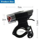 Auto-Sensing Bicycle Light Waterproof Bike Taillight LED USB Rechargable Safety Back Light Riding Warning Saddle Bike Rear Light Waterproof Bike Headlight Taillight LED Light Modes Bike Lights For Night Riding Stevvex
