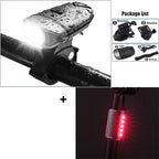 Auto-Sensing Bicycle Light Waterproof Bike Taillight LED USB Rechargable Safety Back Light Riding Warning Saddle Bike Rear Light Waterproof Bike Headlight Taillight LED Light Modes Bike Lights For Night Riding Stevvex