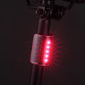 Auto-Sensing Bicycle Light Waterproof Bike Taillight LED USB Rechargable Safety Back Light Riding Warning Saddle Bike Rear Light Waterproof Bike Headlight Taillight LED Light Modes Bike Lights For Night Riding Stevvex