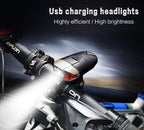 Auto-Sensing Bicycle Light Waterproof Bike Taillight LED USB Rechargable Safety Back Light Riding Warning Saddle Bike Rear Light Waterproof Bike Headlight Taillight LED Light Modes Bike Lights For Night Riding Stevvex