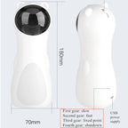 Automatic Cat Toys Teaser Interactive Smart Teasing Pet LED Laser Funny Handheld Mode Electronic Pet USB Charge Toys for Indoor Pet Auto On Off Silent Chase Laser Light Random Speed Pattern Active Cat Toys Hunting Exercise Stevvex