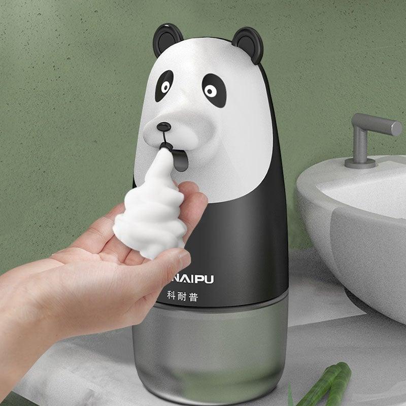 Automatic Foam Soap Dispenser Cartoon Induction Liquid Hand Washing Machine USB Charge Intelligent Foam Hand Washing Automatic Foaming Soap Dispenser Cartoon Panda Foaming Hand Soap Dispenser Battery Operated Touchless Foaming Soap Dispenser Stevvex