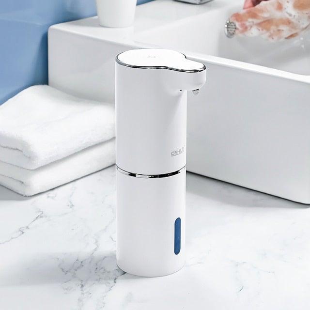 Automatic Foam Soap Dispensers Bathroom Smart Washing Hand Machine With USB Charging White High Quality Material  Automatic Touchless Soap Dispenser Rechargeable Foaming Soap Dispense With Adjustable Volume Suitable For Bathroom Office Hotel Stevvex