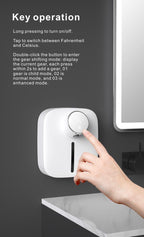 Automatic Liquid Soap Dispenser Intelligent Induction Hand Washer LED Temperature Display Wall-mounted Foam Soap Dispenser Automatic Induction Soap Dispenser Wall-Mounted Mobile Phone Washing Infrared Thermometer Household Stevvex