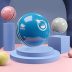 Automatic Smart Cat Toys Ball Interactive Catnip USB Rechargeable Self Rotating Colorful Led Feather Bells Toys for Cats Kitten Build-in Spinning Led Light Stimulate Hunting Instinct Stevvex