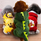 Autumn And Winter Dog Pet Costume Collection: Cozy Coral Fleece Cartoon Style Lootquake LLC